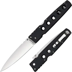 COLD STEEL Hold Out 6" S35VN Ultra-Sharp Blade 7.2" G-10 Handle Everyday Carry Pocket Folding Knife w/Tri-Ad Lock, Pocket Clip