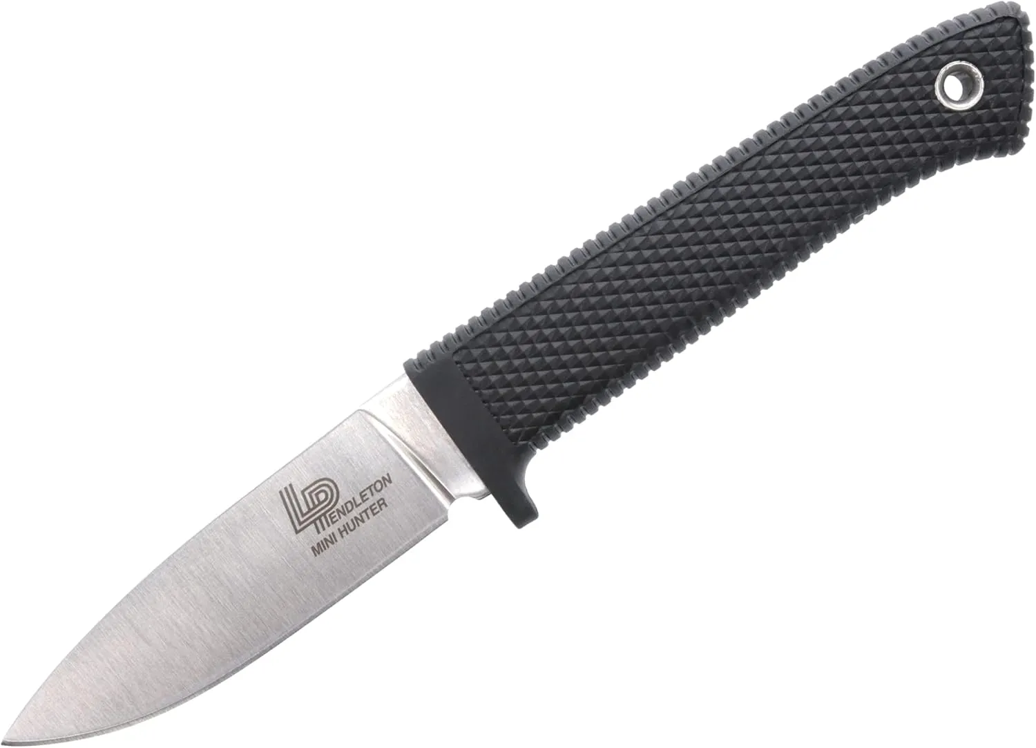 Cold Steel Pendleton Mini Hunter 3-Inch AUS 10A Stainless Steel Fixed Blade Outdoor Camping Game Hunting Knife | Shock-Absorbent Kray-Ex Handle, Weather-Resistant Secure-Ex Sheath