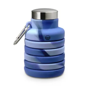 Collapsible Carabiner Bottle - Tie Dye- Brigths
