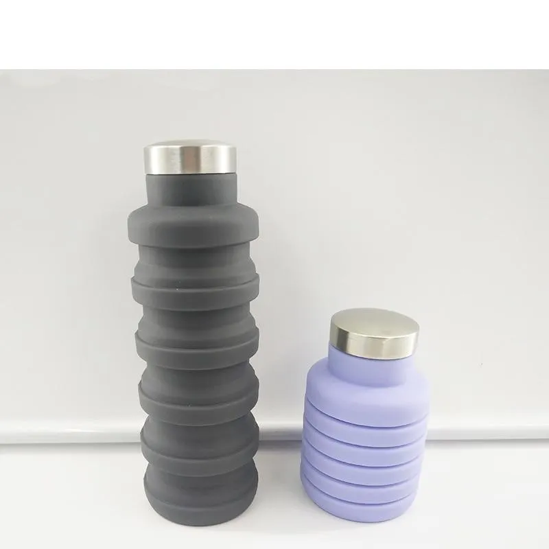 Collapsible Silicone Water Bottle
