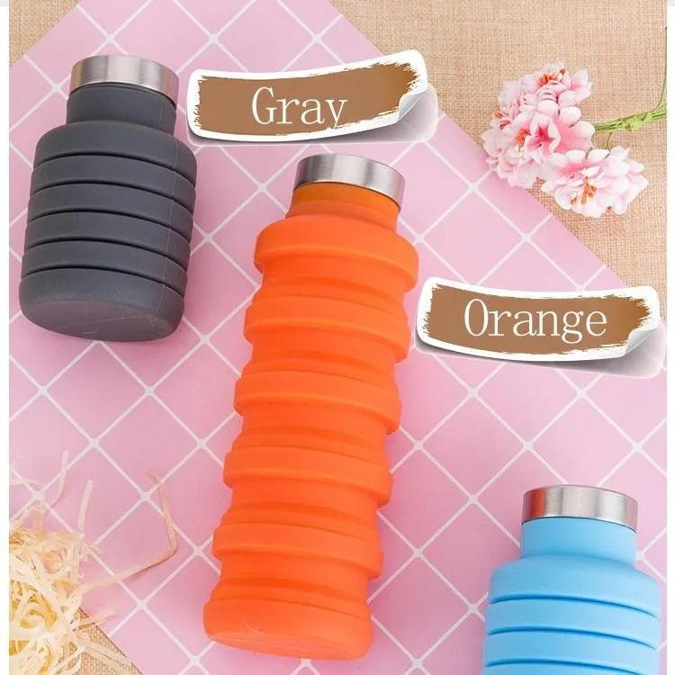 Collapsible Silicone Water Bottle