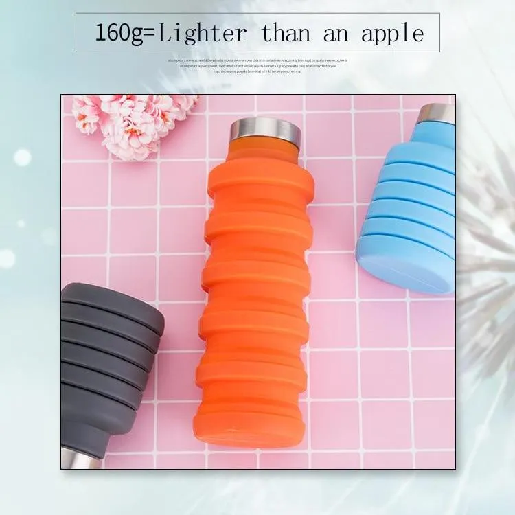 Collapsible Silicone Water Bottle