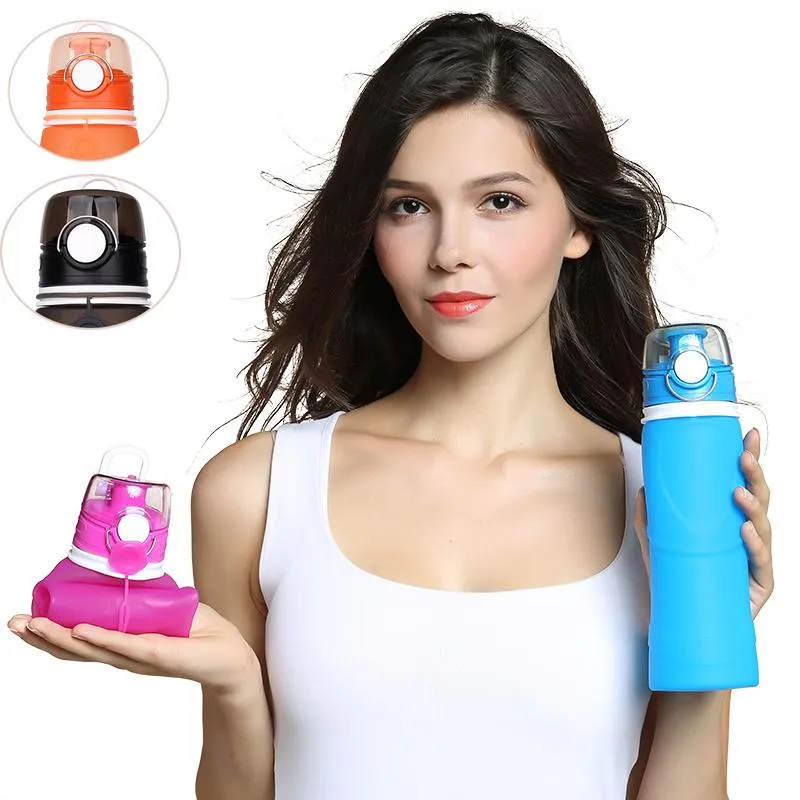 Collapsible Trustworthy service Best price Premium Silicone Water Bottle