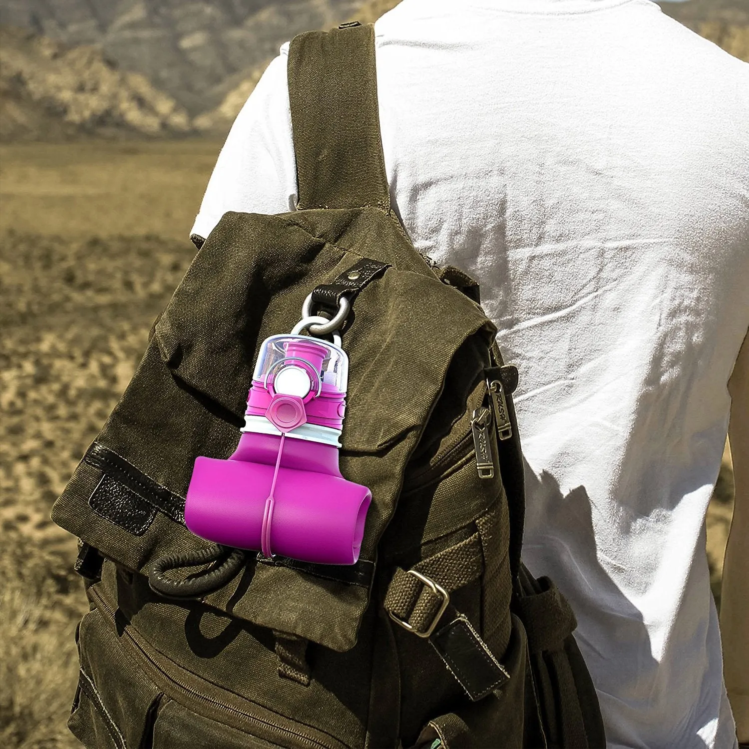 Collapsible Trustworthy service Best price Premium Silicone Water Bottle