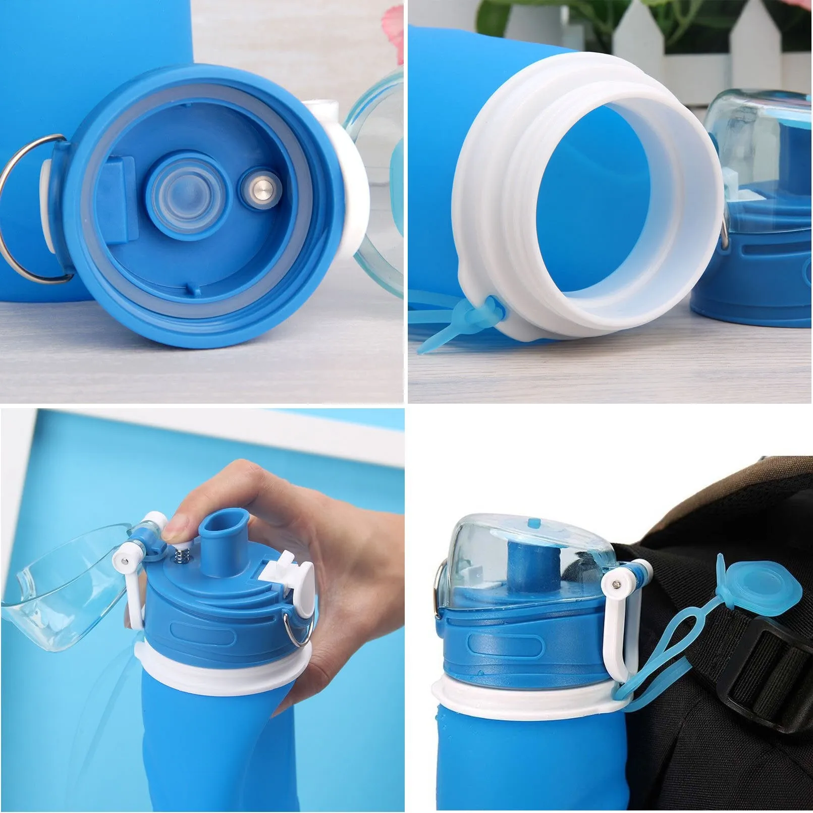 Collapsible Trustworthy service Best price Premium Silicone Water Bottle