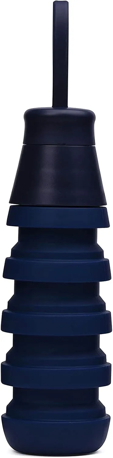 Collapsible Water Bottle (Deep Sea Blue)
