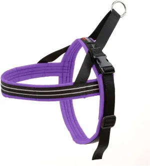 ComfortFlex Sport Dog Harness - Made in The USA - Fully Padded, Reflective, Adjustable, Lightweight No-Choke, No-Pull, Non-Chafing Design for Active Dogs, Enhanced Control, Medium, Purple