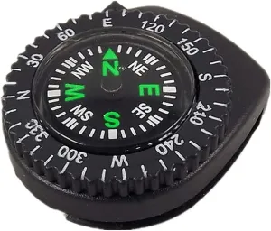 Compass Hiking, Mini Wristband Compass Portable Detachable Watch Band Slip Travel Wrist Travel Emergency Survival Navigation Tool Compass
