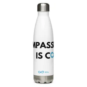 Compassion is Cool - Stainless Steel Water Bottle