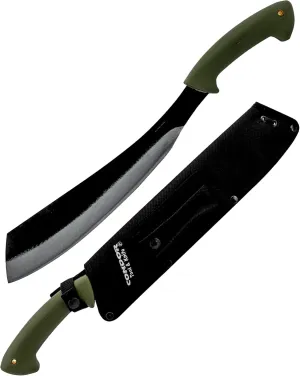 Condor Tool & Knife Bushcraft Parang Machete Knife - Heavy Duty Machete with Sheath - 1075 High Carbon Steel - High Impact Polypropylene Handle - Ballistic Nylon Sheath - 13in Blade - 22.9oz