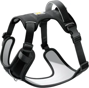 Core Dog Harness with Handle and Pocket, Sliver ion Inner Fabric, Wear-Resistant Shell Fabric, Reflective and Soft Padded (Shadow Black, Size Medium)