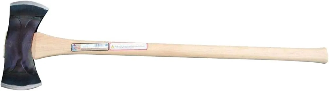 Council Tool Drake Off Road Tools 3.5 Lbs. Double Bit Classic Michigan Axe with 36" Straight Hickory Handle