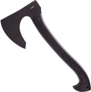 CRKT Skeggox Outdoor Tactical Axe: Full Tang SK-5 Plain Edge Axe w/Beard, Glass Reinforced Nylon Handle and Kydex Sheath 2917