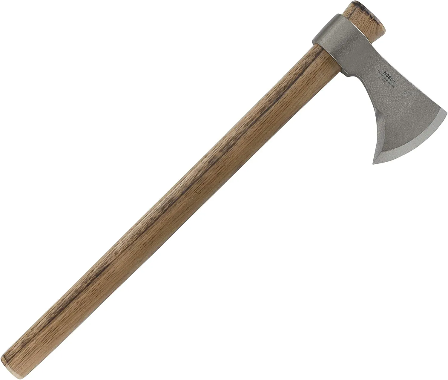 CRKT Woods Nobo Tomahawk Axe: RMJ T-Hawk Lightweight Outdoor Camping Axe, Forged Carbon Steel Blade and Hickory Wooden Handle 2732