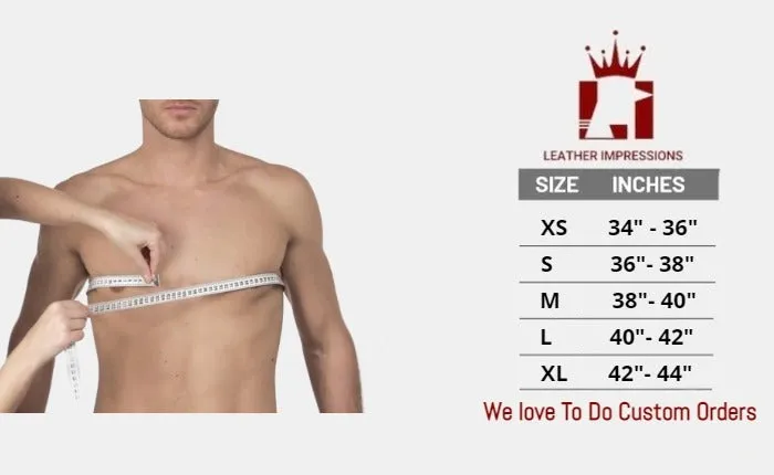 Cubewear Mens Leather Harness With Cock Ring