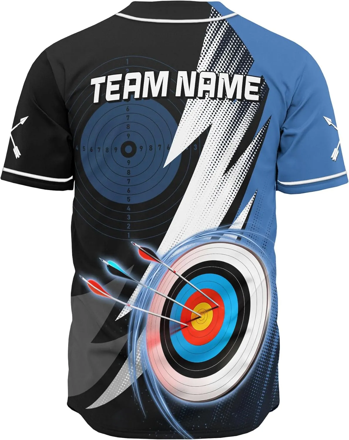 Custom Made Axe Throwing Button Down Baseball Jerseys with 3D Axe Graphic Sports T-Shirt