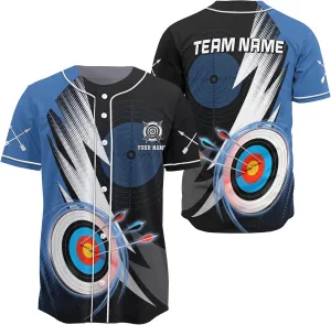 Custom Made Axe Throwing Button Down Baseball Jerseys with 3D Axe Graphic Sports T-Shirt