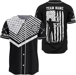 Custom Made Axe Throwing Button Down Baseball Jerseys with 3D Axe Graphic Sports T-Shirt