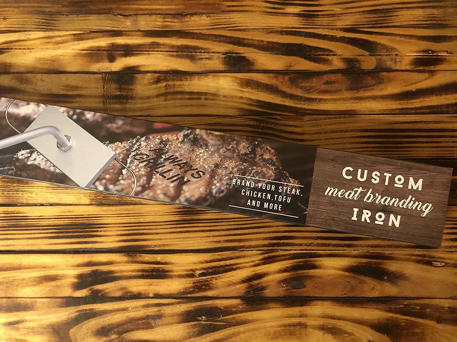 Customizable BBQ Branding Iron by Hammer   Axe – Create Unique Marks on Steaks, Chicken, Tofu & More
