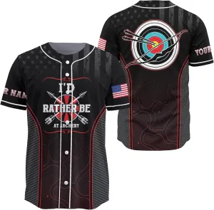 Customized Axe Throwing Button Baseball Jersey with 3D Axe and Polynesian Pattern Graphic On It Sports Tee Shirt