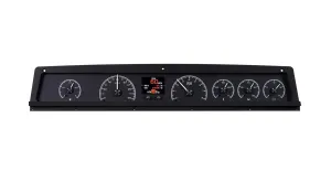 Dakota Digital 71-76 Chevy Caprice Impala Analog Customizable Gauges Kit Black Alloy Style HDX-71C-CAP-K