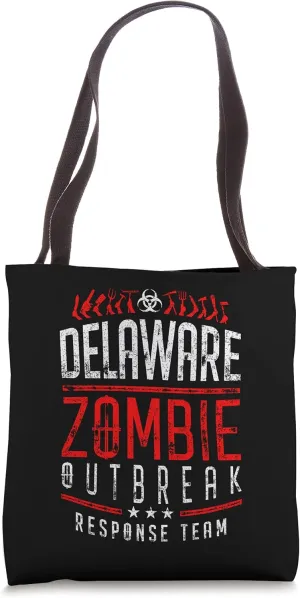 Delaware Zombie Outbreak Response Team Halloween Tote Bag