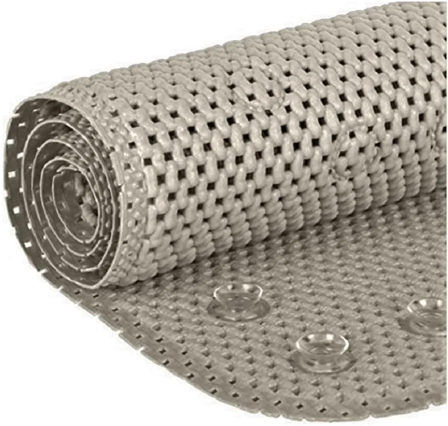Deluxe Bathtub Mat Non Slip, Soft Foam Bath Mats for Bathroom Tub, Bathtub Mat with Drain Holes, Suction Cups- 36” X 17” - Grey