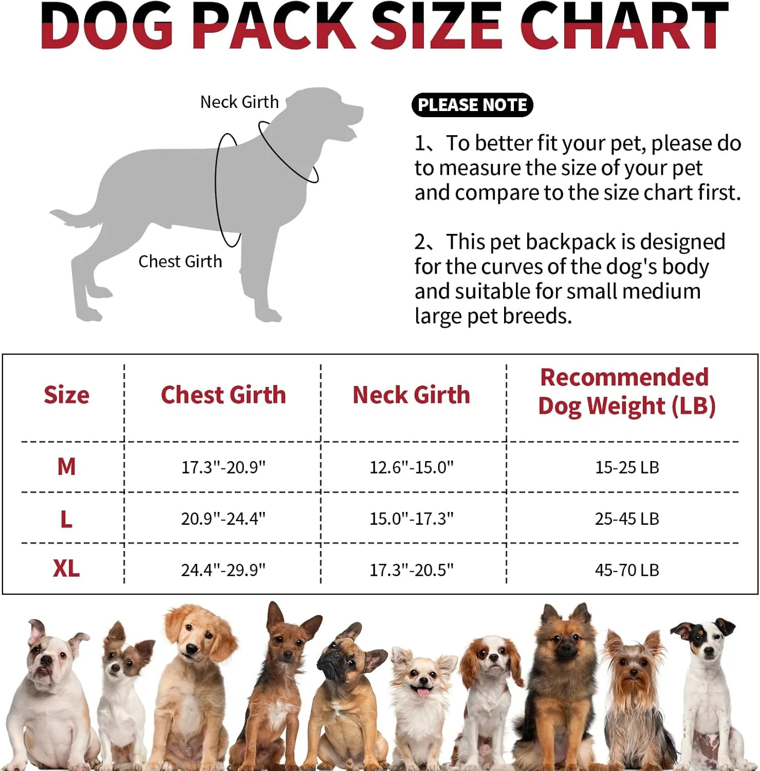 DENTRUN Dog Hiking Backpack, Hound Dog Saddlebag Backpack, Nylon Dog Harness Vest with Side Pockets Hiking Pack, Dog Backpack Hiking Walking Training Running for Medium & Large Dogs