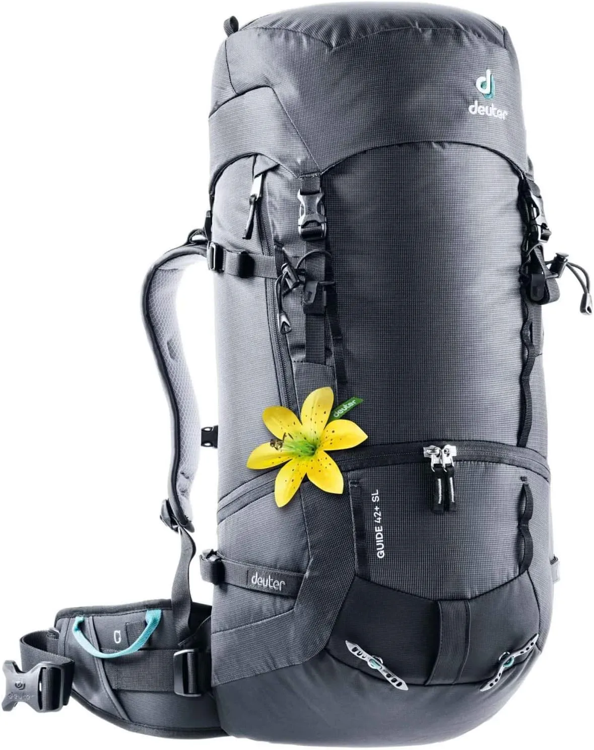 Deuter Guide 42  SL - Women’s Lightweight Alpine Backpack for Expedition, Mountain Climbing and Ski Tours - Black