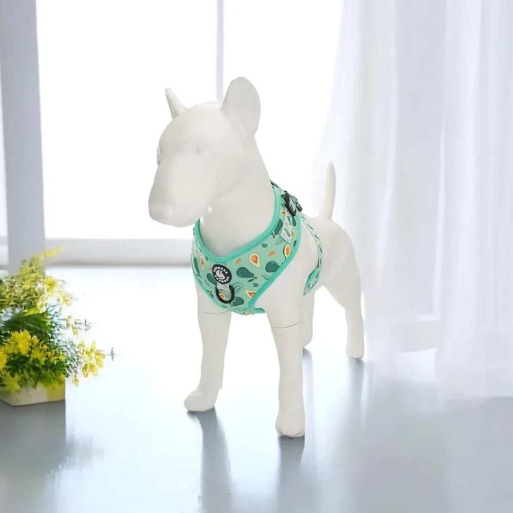 Dog Cat Harness and Leash Set, Puppia Soft Mesh Padded and Adjustable Puppy Vest Cute Dog Clothes Escape Proof Easy Walk Dog Accessories