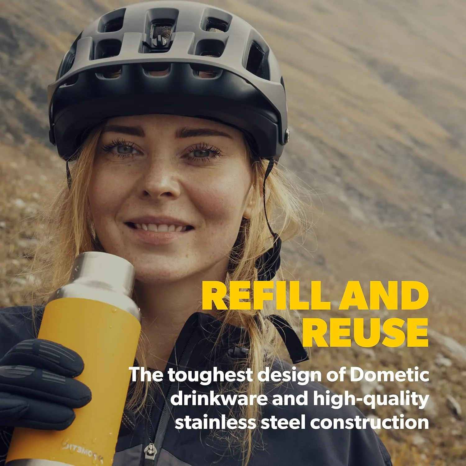 Dometic Stainless steel insulated bottle (16 oz, Mango)