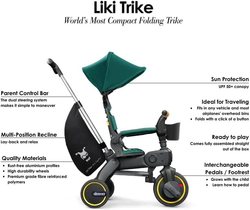 Doona - Liki Trike S5 - Racing Green