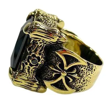 Dragon Claw Brass Ring