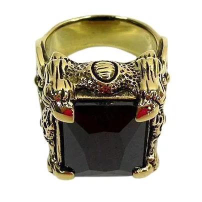 Dragon Claw Brass Ring