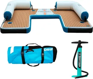 Driftsun Inflatable Floating Dock Platform - Mesa Dock Floats, Floating Docks for Lakes & Boats, Inflatable Island, Swim Platform Quick Inflation, Floating Mats for The Water