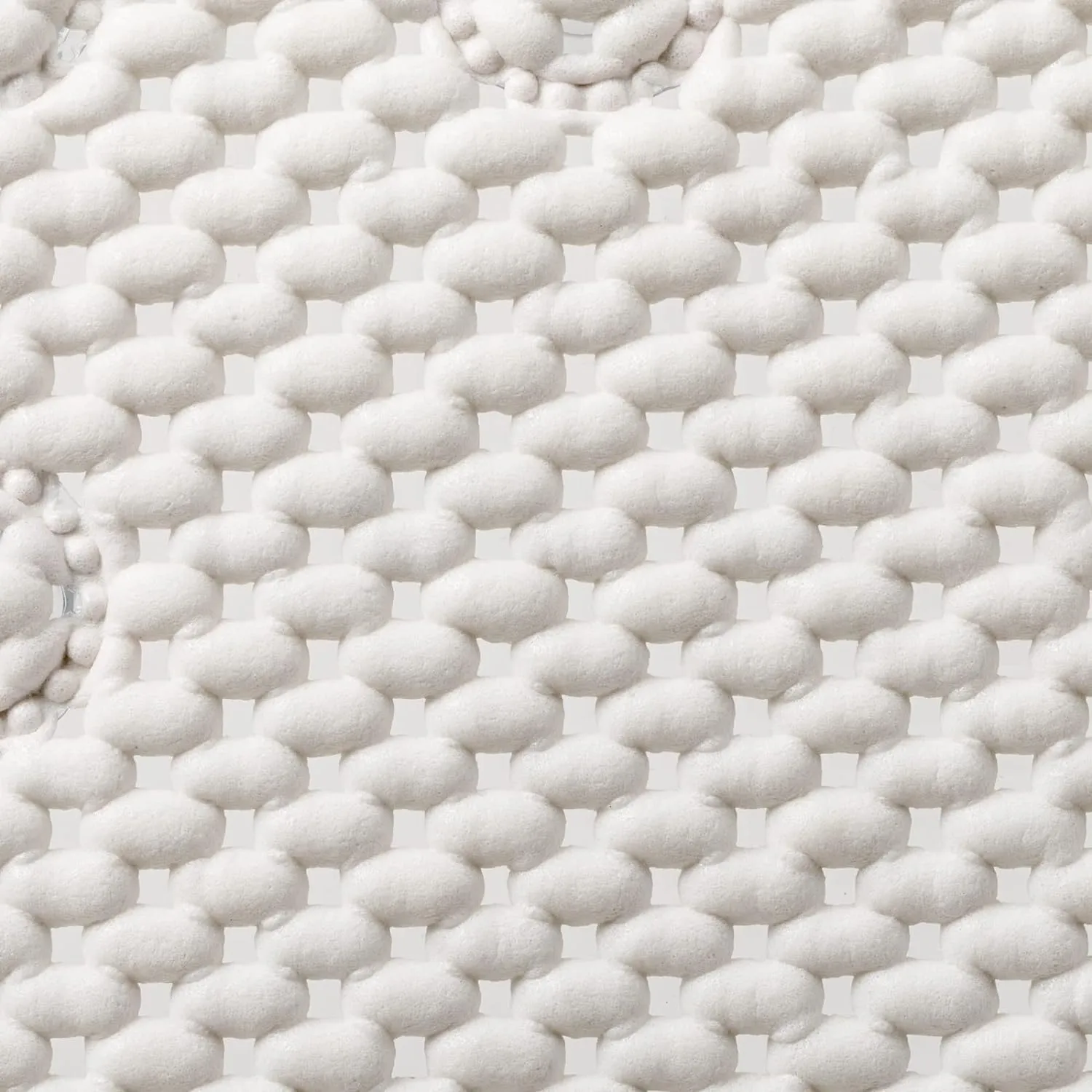 Duck Brand Clorox Cushioned Foam Bath Mat for Tubs, Non-Slip with Suction Cups, 17 Inches x 36 Inches, White