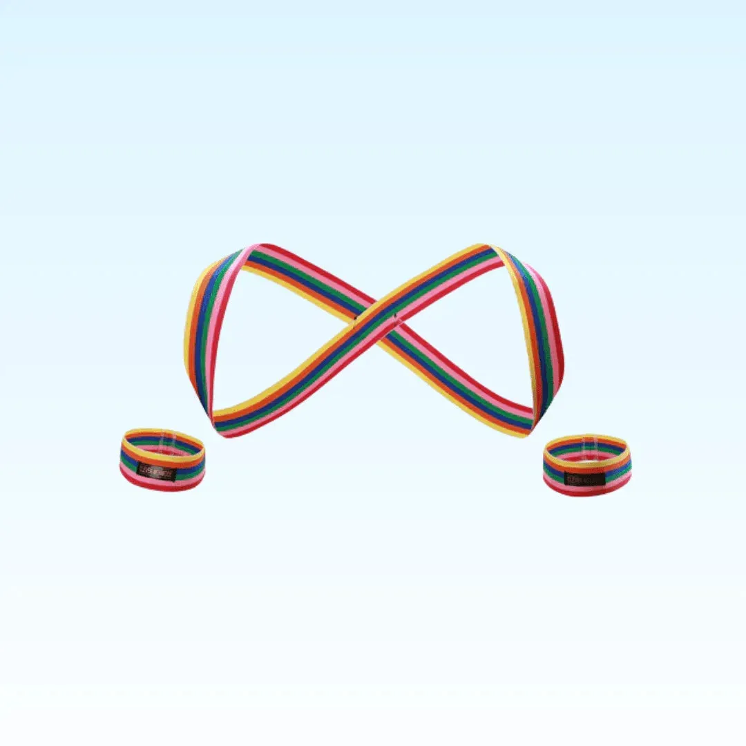 DYLAN - Rainbow Party Chest Gay Harness
