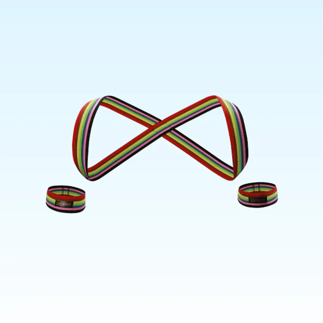 DYLAN - Rainbow Party Chest Gay Harness