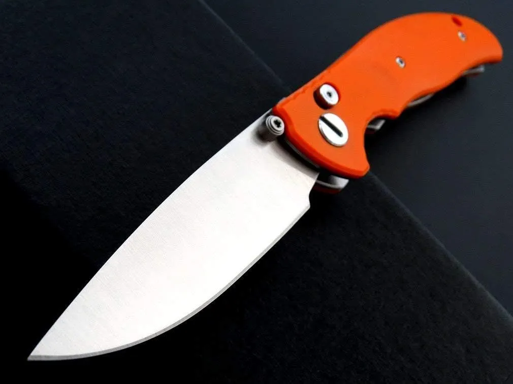 Eafengrow EF3 Outdoor Pocket Knife Folding Hunting Knife with D2 Blade G10 Handle Ball Bearing Survival Hunting EDC Knifes (orange)