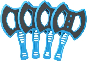 EastPoint Sports Axe Throwing Game Replacement Axes - 4 Pack Foam Set - Safe Indoor & Outdoor Toy - Choose Blue or Yellow