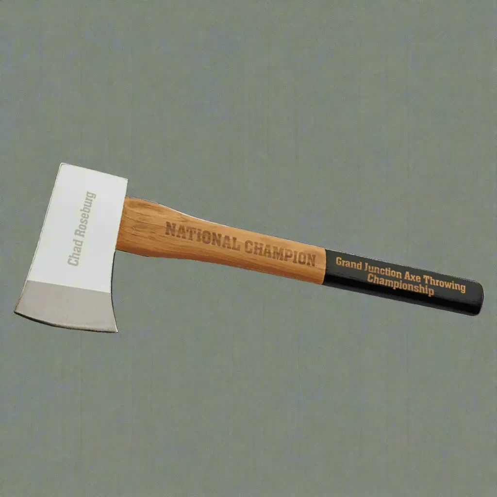 Engraved Tournament Throwing Axe – Official WATL Approved