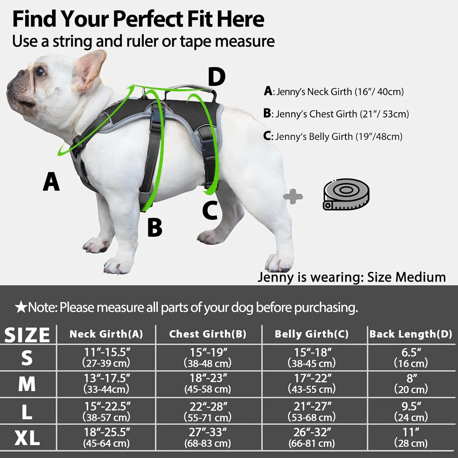 Escape Proof Dog Harness, Escape Artist Harness, Reflective Dog Harness with Handle, Durable,Adjustable Vest for Small Medium Large Dogs Walking, Training, and Running Gear(Black, S)
