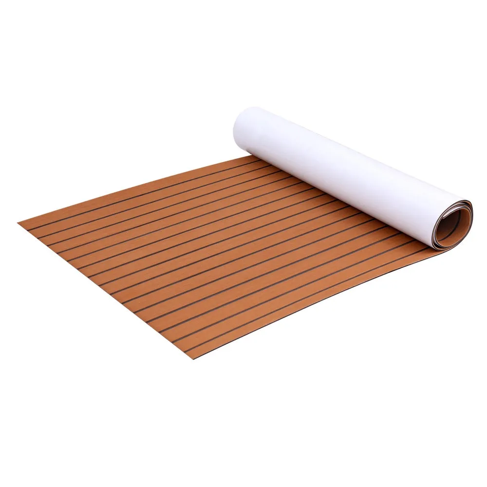 Eva Foam Boat Flooring Mat Decking Sheet 240X90X0.6Cm Dark Brown
