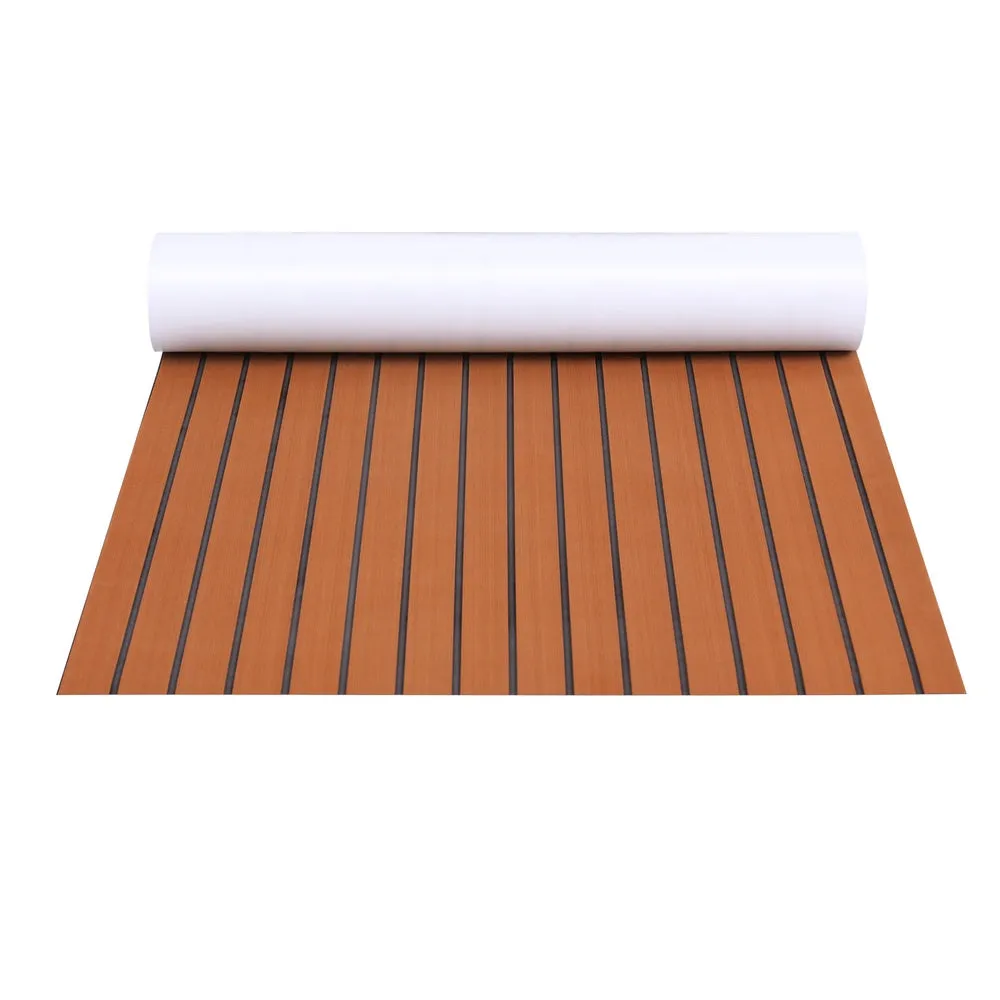 Eva Foam Boat Flooring Mat Decking Sheet 240X90X0.6Cm Dark Brown