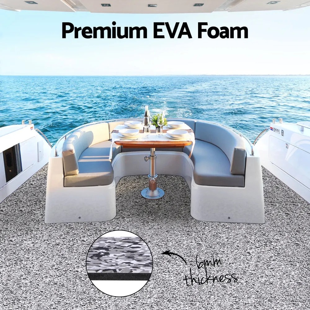 Eva Foam Boat Flooring Mat Decking Sheet 240X90X0.6Cm Dark Brown