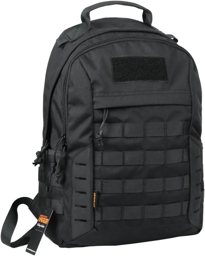 EXCELLENT ELITE SPANKER Military Tactical Backpack 18L Molle Backpacks Army Assault Survival Rucksack Pack (BLK)