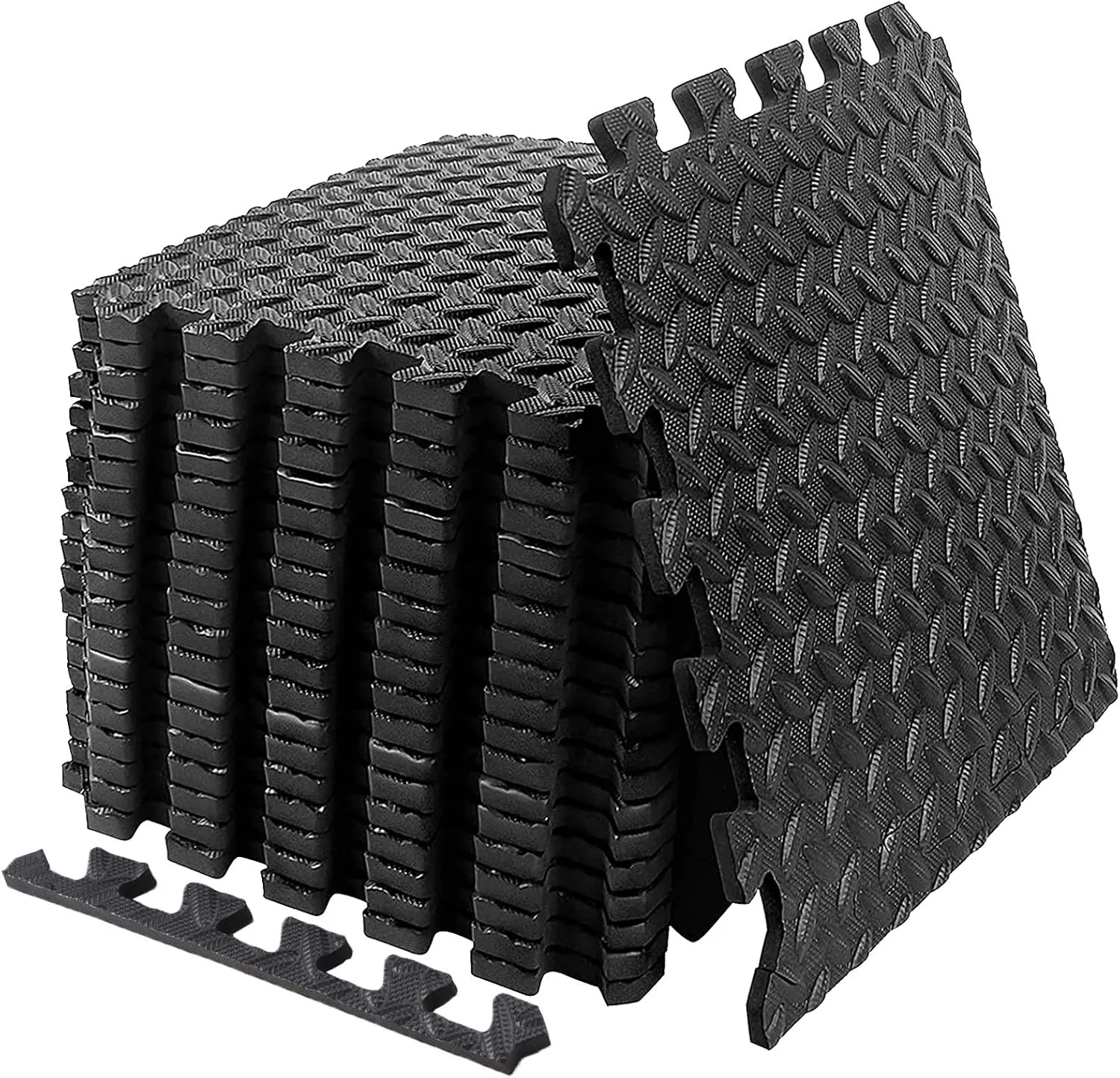 Exercise Mat Puzzle Floor Mat Tiles EVA Foam Gym Flooring Mats, 20 SQ.FT Interlocking Foam Floor Tiles Gym Equipment Workout ym, Yoga, Gymnastics