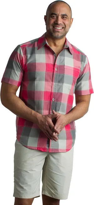 ExOfficio Men's Next-to-Nothing Artesia Plaid Lightweight Short-Sleeve Shirt