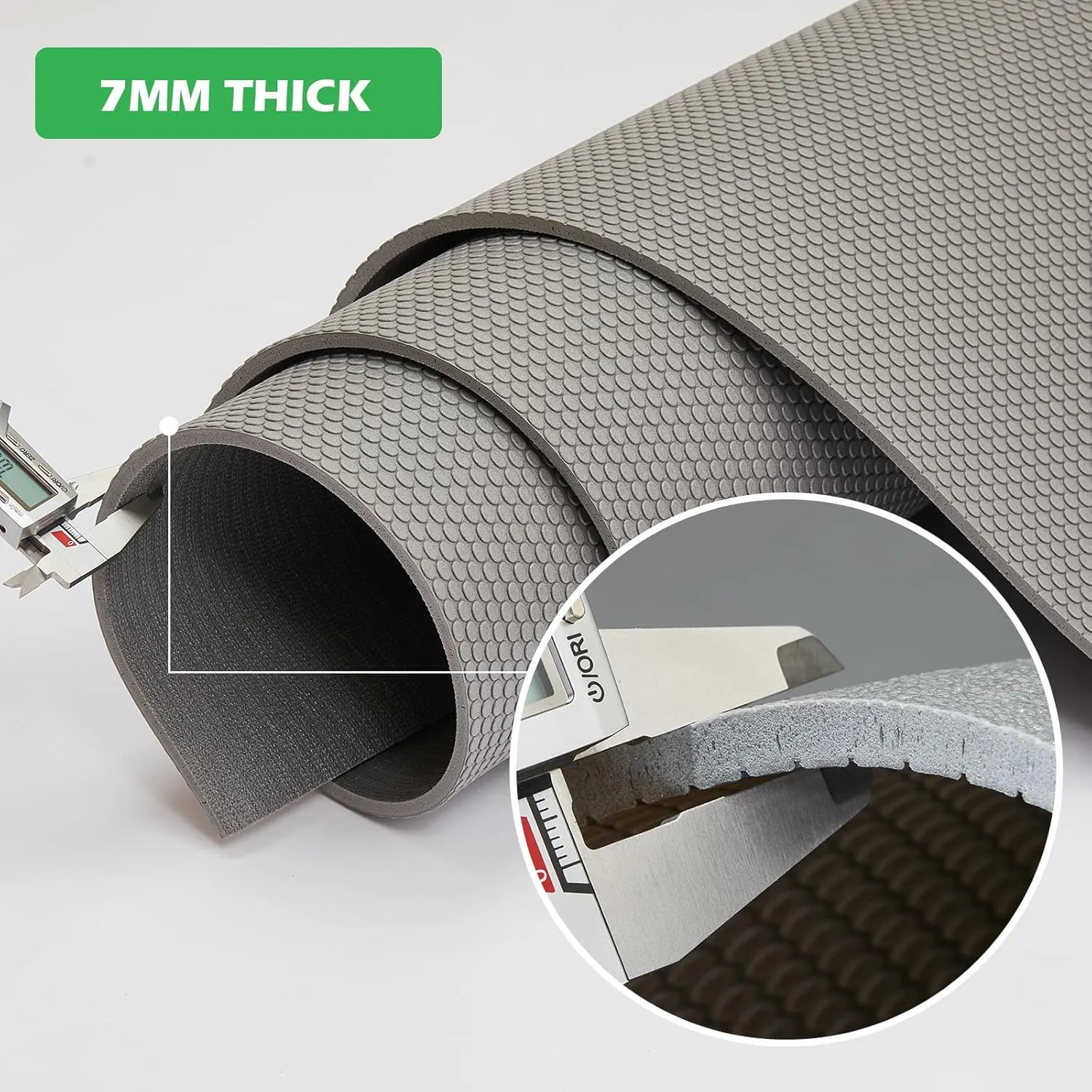 Extra Thick Large Gsmmatwin Exercise Mat 9'x6'/8'x6'/7'x5'/6'x4'(7mm) for Home Gym, Non-Slip Pro Workout Mat, Ideal for Plyo, Weights, MMA, Jump Rope, Cardio, Fitness, Shoe Friendly