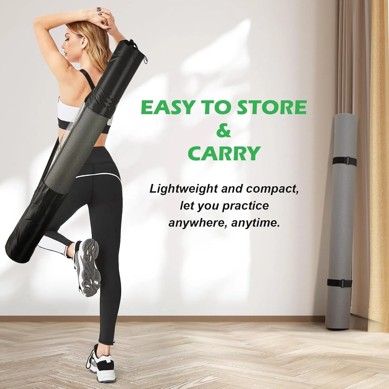 Extra Thick Large Gsmmatwin Exercise Mat 9'x6'/8'x6'/7'x5'/6'x4'(7mm) for Home Gym, Non-Slip Pro Workout Mat, Ideal for Plyo, Weights, MMA, Jump Rope, Cardio, Fitness, Shoe Friendly